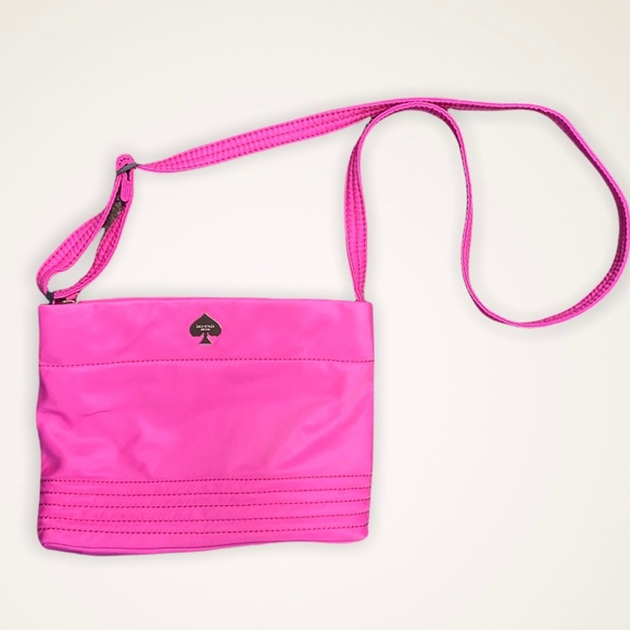 kate spade Handbags - Kate Spade Hot Pink Nylon Crossbody